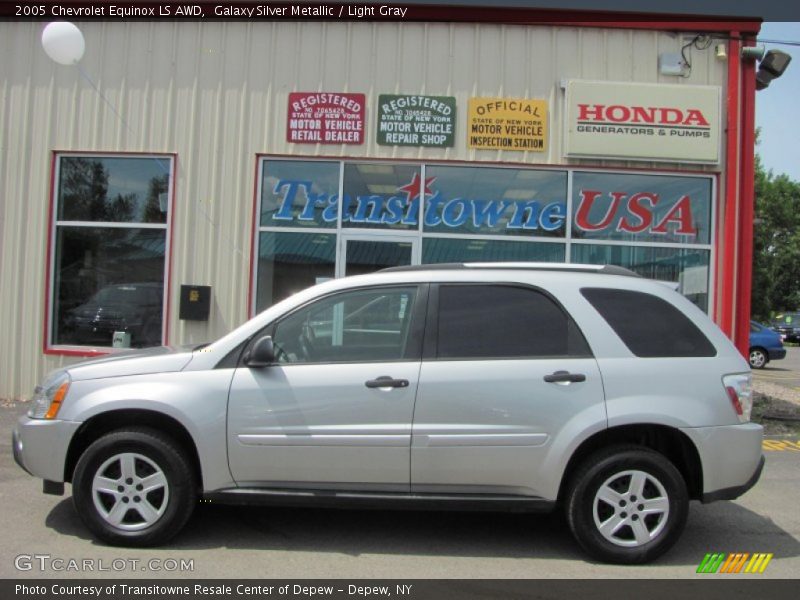 Galaxy Silver Metallic / Light Gray 2005 Chevrolet Equinox LS AWD
