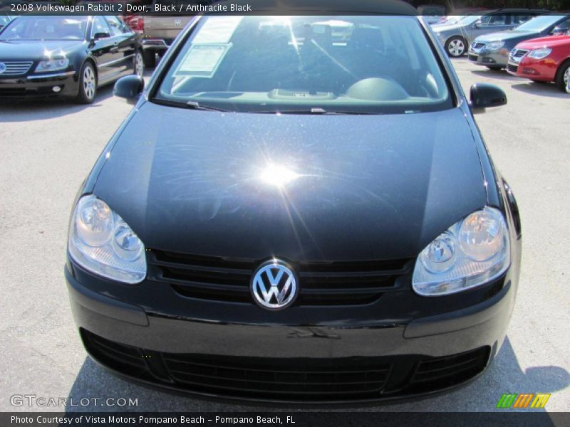Black / Anthracite Black 2008 Volkswagen Rabbit 2 Door