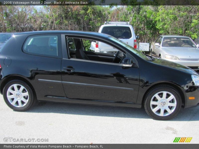 Black / Anthracite Black 2008 Volkswagen Rabbit 2 Door