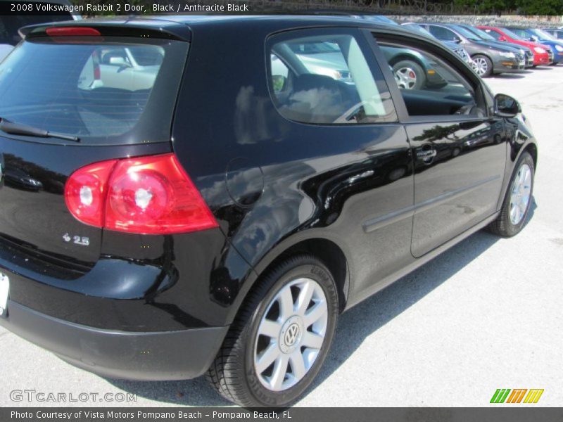 Black / Anthracite Black 2008 Volkswagen Rabbit 2 Door