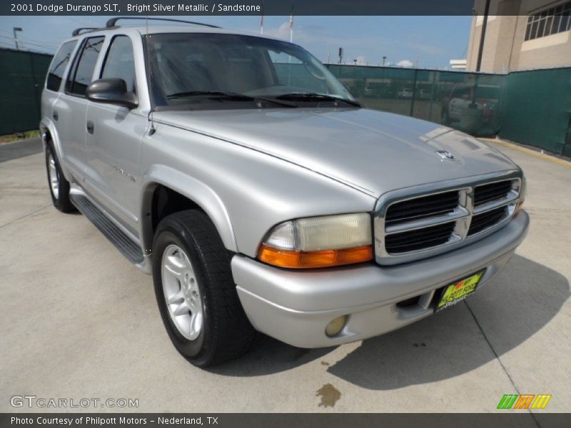 Bright Silver Metallic / Sandstone 2001 Dodge Durango SLT