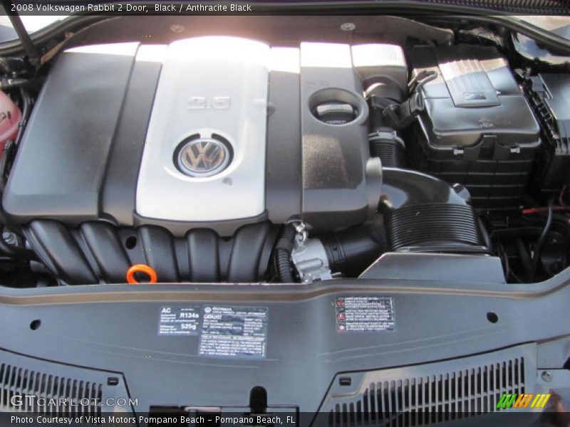 Black / Anthracite Black 2008 Volkswagen Rabbit 2 Door