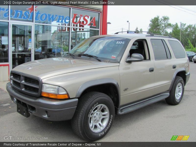 Light Almond Pearl Metallic / Dark Slate Gray 2002 Dodge Durango SXT 4x4