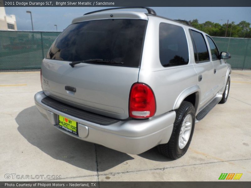 Bright Silver Metallic / Sandstone 2001 Dodge Durango SLT
