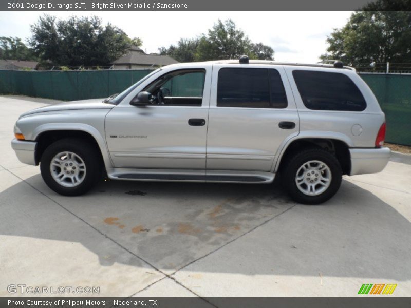 Bright Silver Metallic / Sandstone 2001 Dodge Durango SLT
