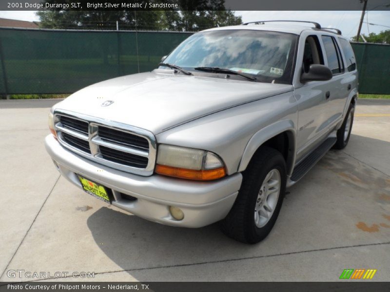 Bright Silver Metallic / Sandstone 2001 Dodge Durango SLT