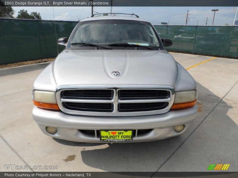 Bright Silver Metallic / Sandstone 2001 Dodge Durango SLT
