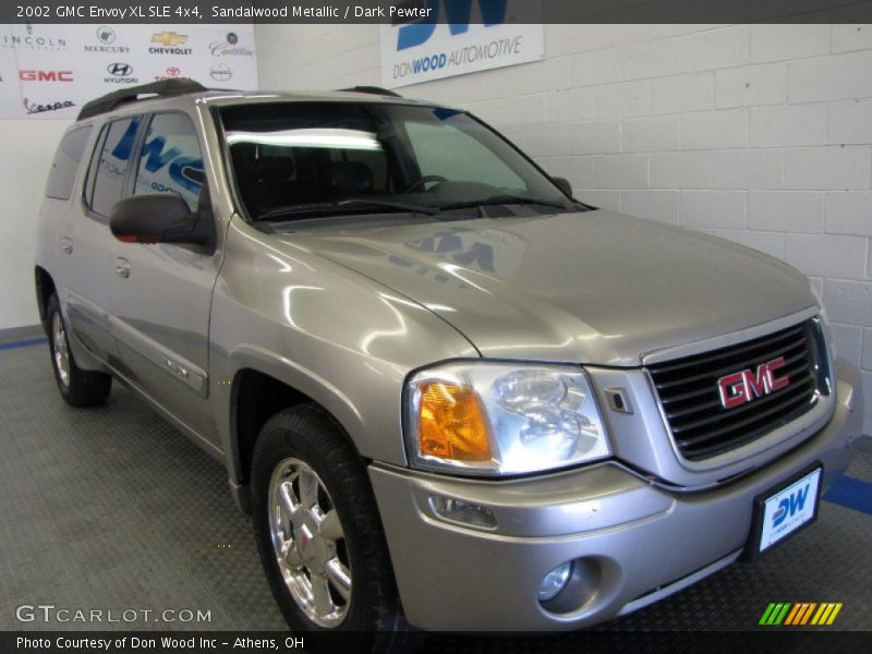 Sandalwood Metallic / Dark Pewter 2002 GMC Envoy XL SLE 4x4