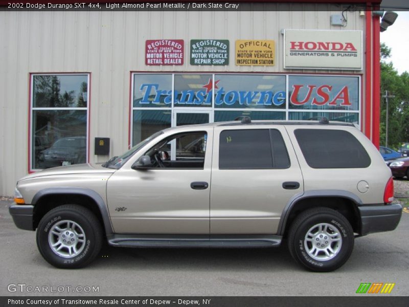 Light Almond Pearl Metallic / Dark Slate Gray 2002 Dodge Durango SXT 4x4