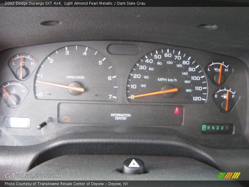  2002 Durango SXT 4x4 SXT 4x4 Gauges