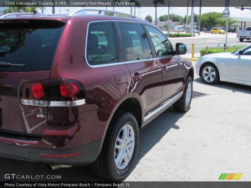 Cranberry Red Metallic / Pure Beige 2008 Volkswagen Touareg 2 VR6