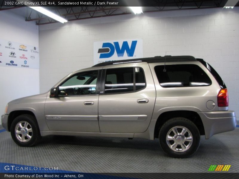 Sandalwood Metallic / Dark Pewter 2002 GMC Envoy XL SLE 4x4