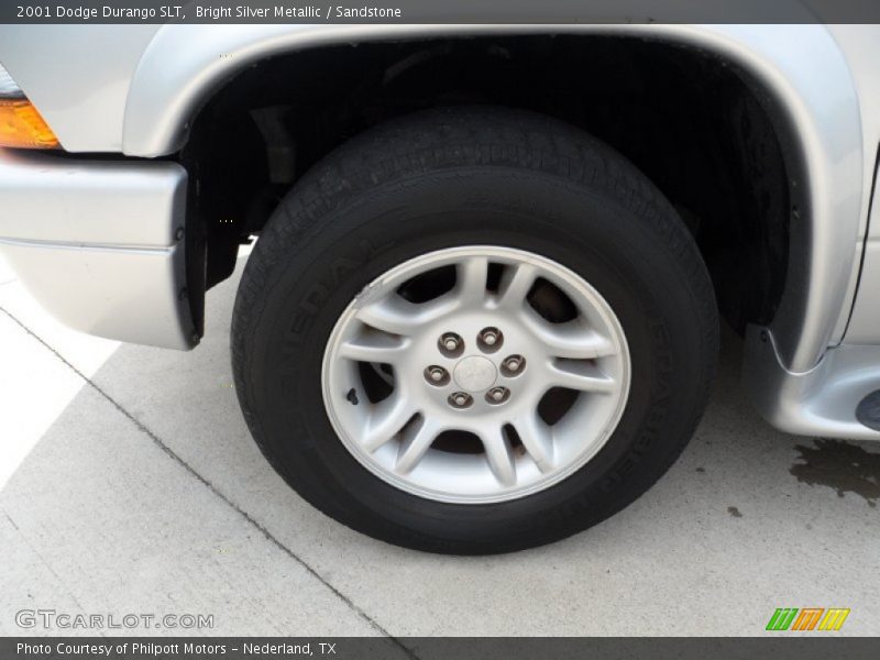 Bright Silver Metallic / Sandstone 2001 Dodge Durango SLT