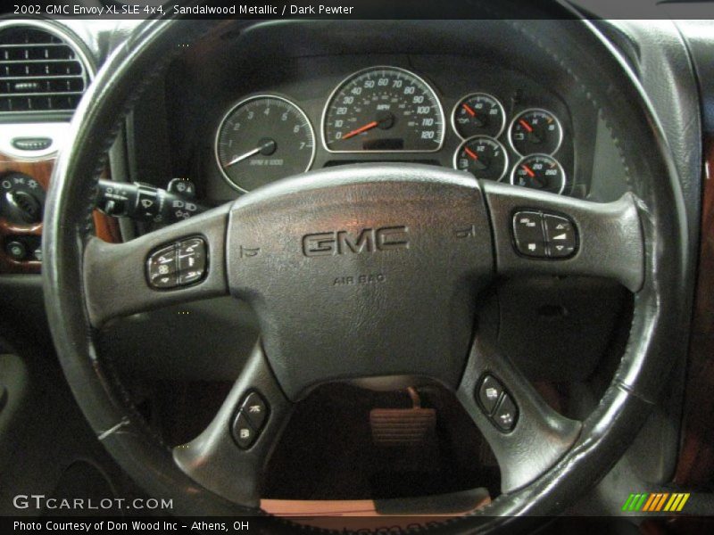 Sandalwood Metallic / Dark Pewter 2002 GMC Envoy XL SLE 4x4
