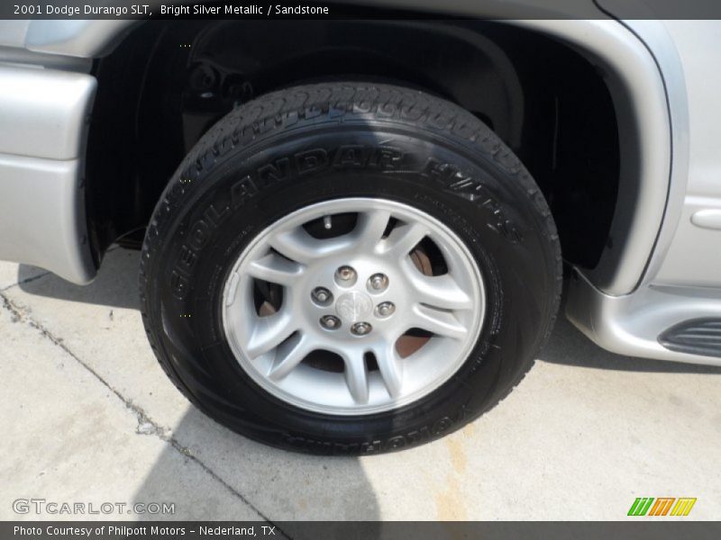 Bright Silver Metallic / Sandstone 2001 Dodge Durango SLT