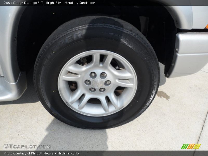 Bright Silver Metallic / Sandstone 2001 Dodge Durango SLT
