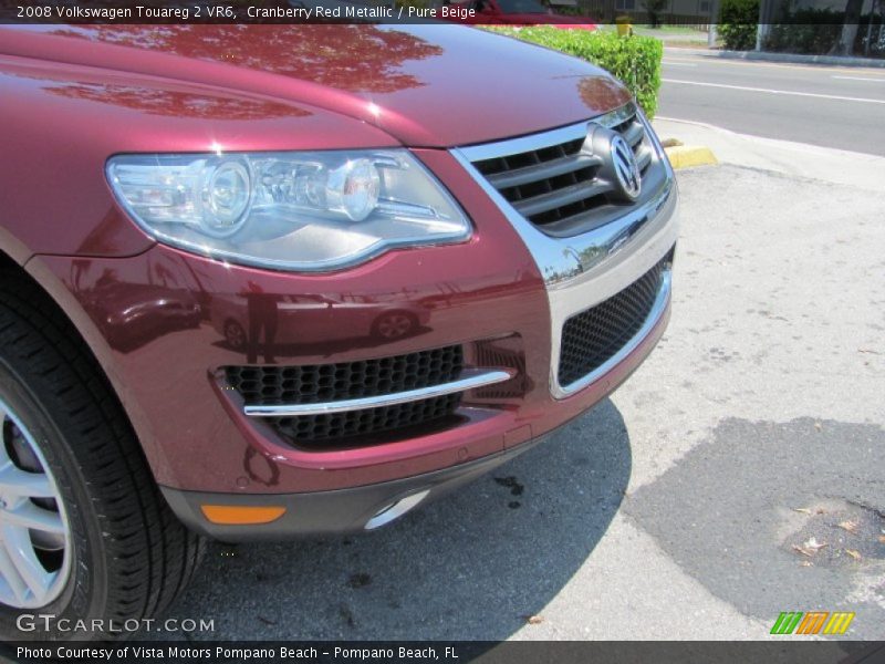 Cranberry Red Metallic / Pure Beige 2008 Volkswagen Touareg 2 VR6