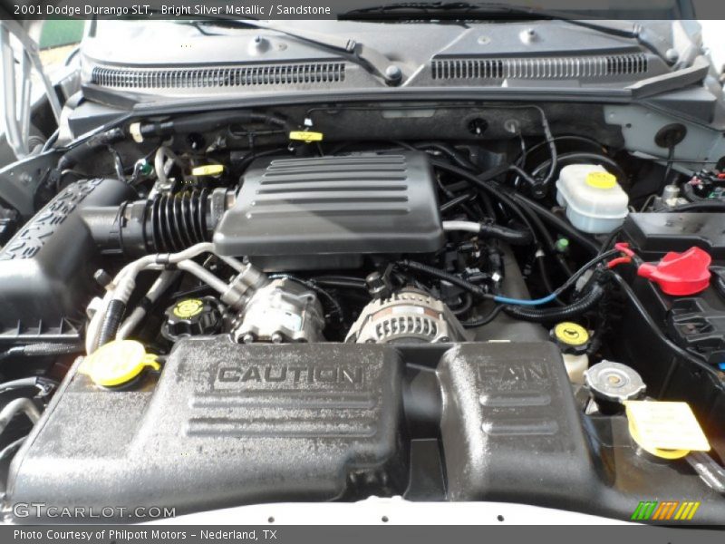  2001 Durango SLT Engine - 4.7 Liter SOHC 16-Valve V8