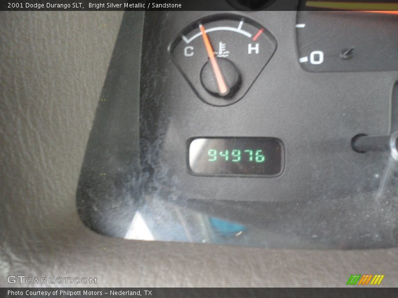 Bright Silver Metallic / Sandstone 2001 Dodge Durango SLT