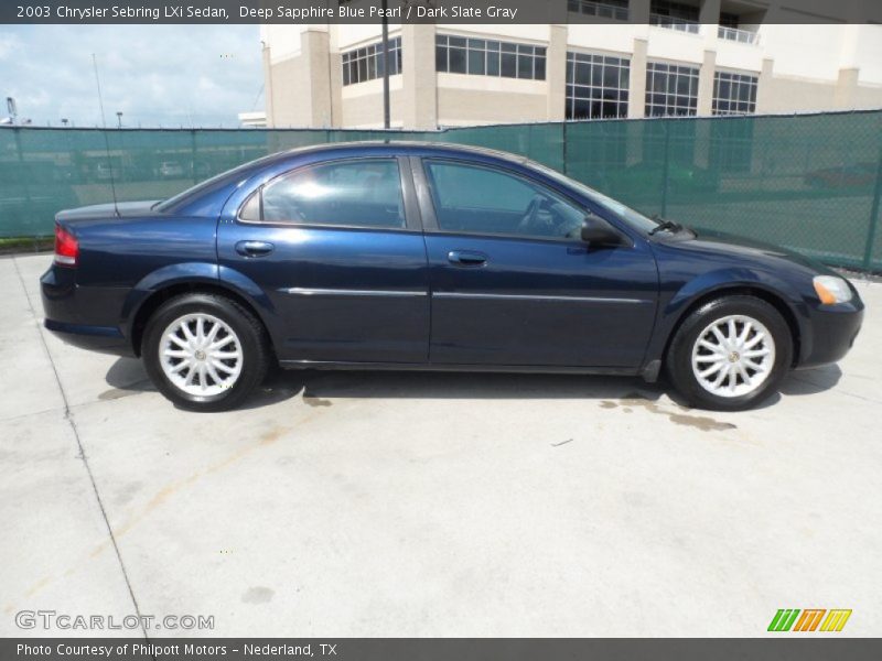  2003 Sebring LXi Sedan Deep Sapphire Blue Pearl