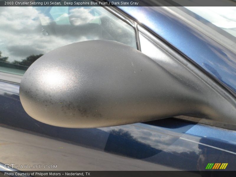 Deep Sapphire Blue Pearl / Dark Slate Gray 2003 Chrysler Sebring LXi Sedan