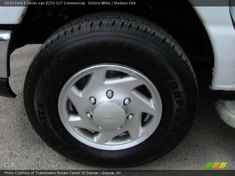 Oxford White / Medium Flint 2010 Ford E Series Van E250 XLT Commericial