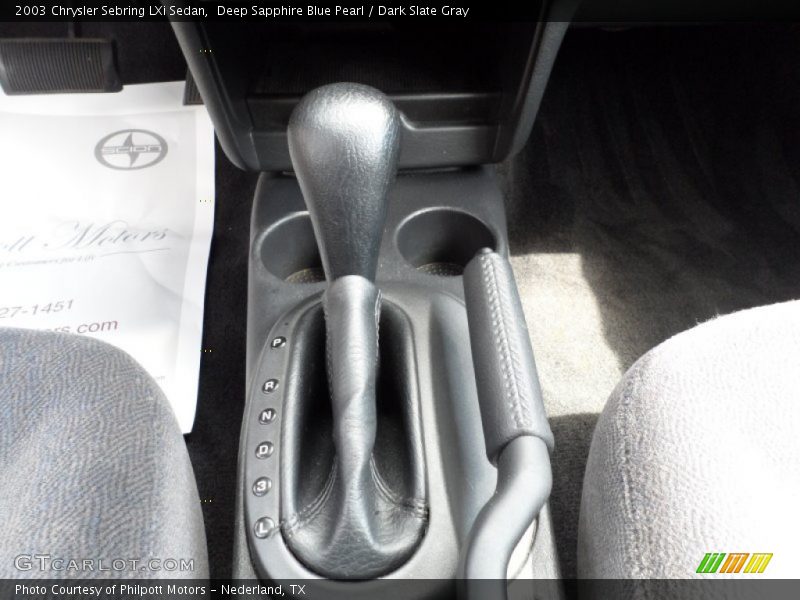  2003 Sebring LXi Sedan 4 Speed Automatic Shifter