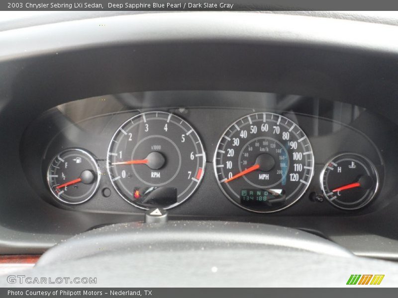  2003 Sebring LXi Sedan LXi Sedan Gauges