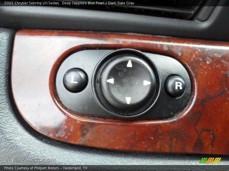 Deep Sapphire Blue Pearl / Dark Slate Gray 2003 Chrysler Sebring LXi Sedan