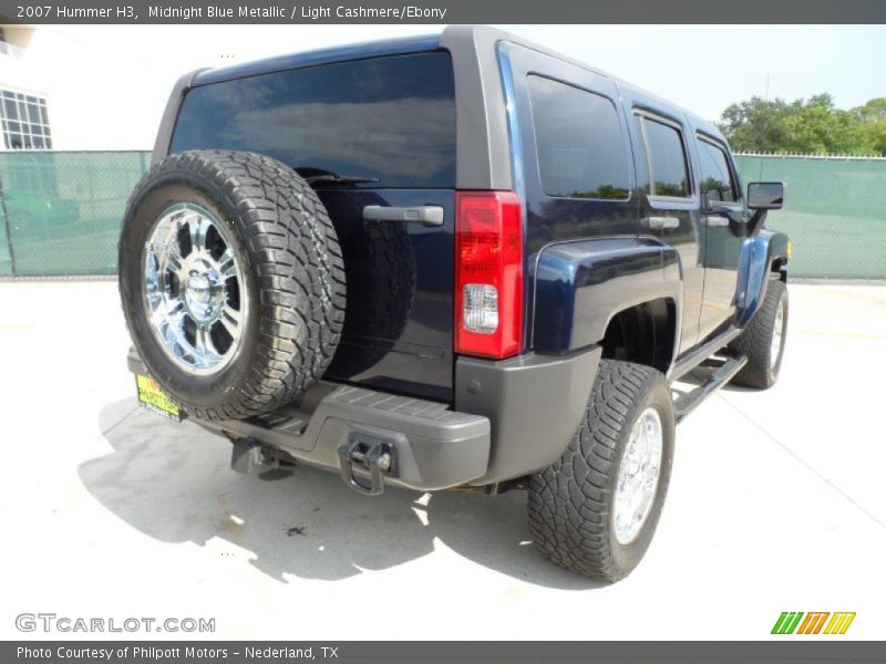 Midnight Blue Metallic / Light Cashmere/Ebony 2007 Hummer H3