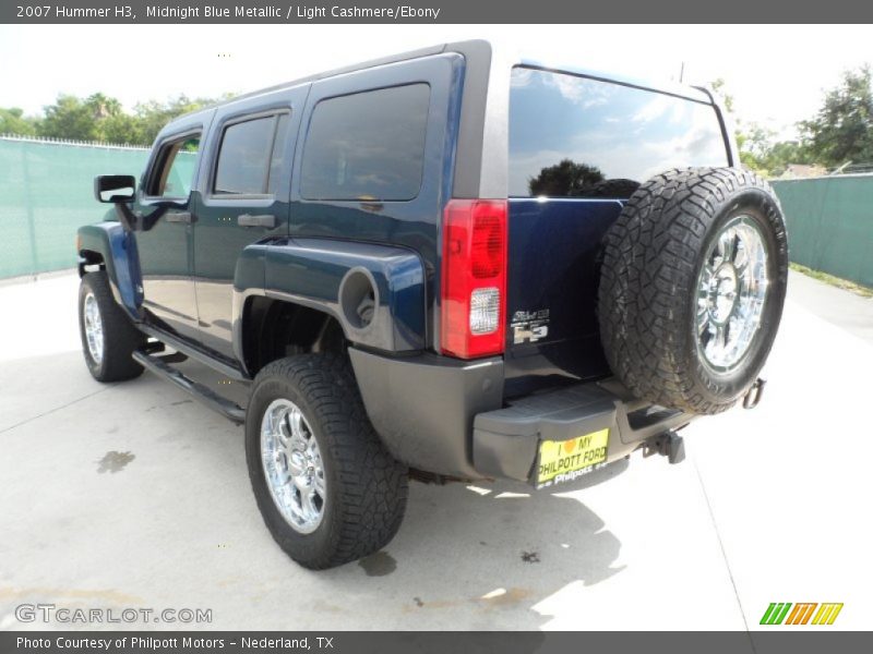 Midnight Blue Metallic / Light Cashmere/Ebony 2007 Hummer H3