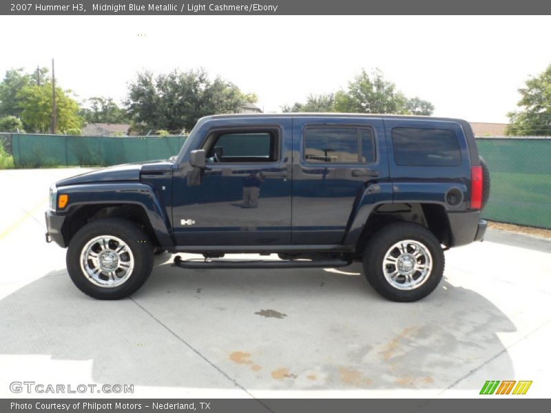 Midnight Blue Metallic / Light Cashmere/Ebony 2007 Hummer H3