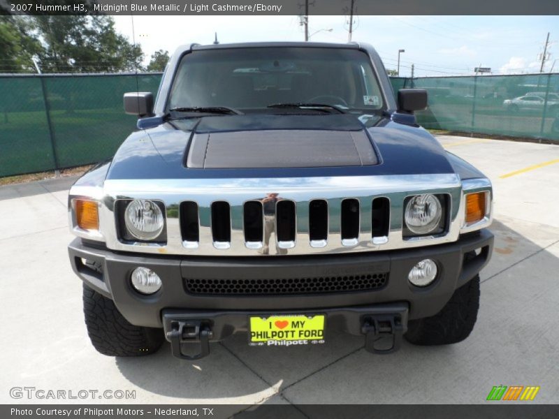 Midnight Blue Metallic / Light Cashmere/Ebony 2007 Hummer H3