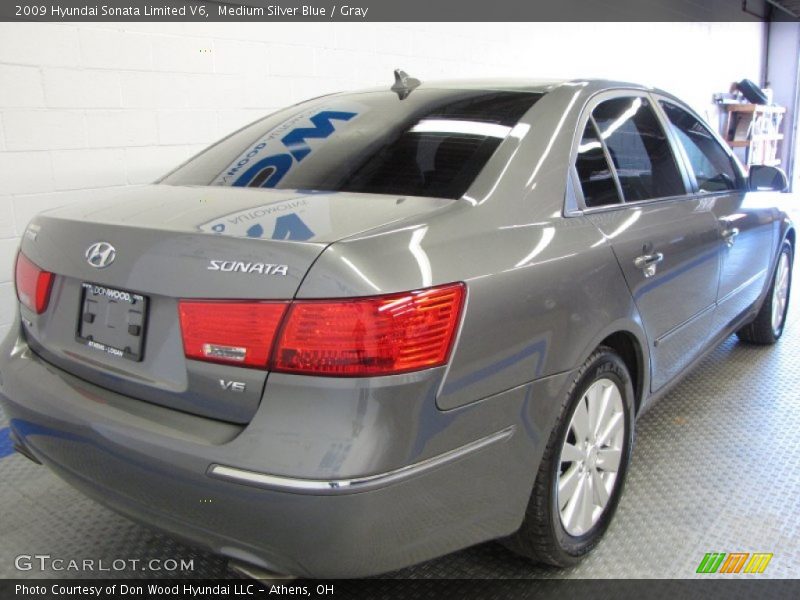 Medium Silver Blue / Gray 2009 Hyundai Sonata Limited V6