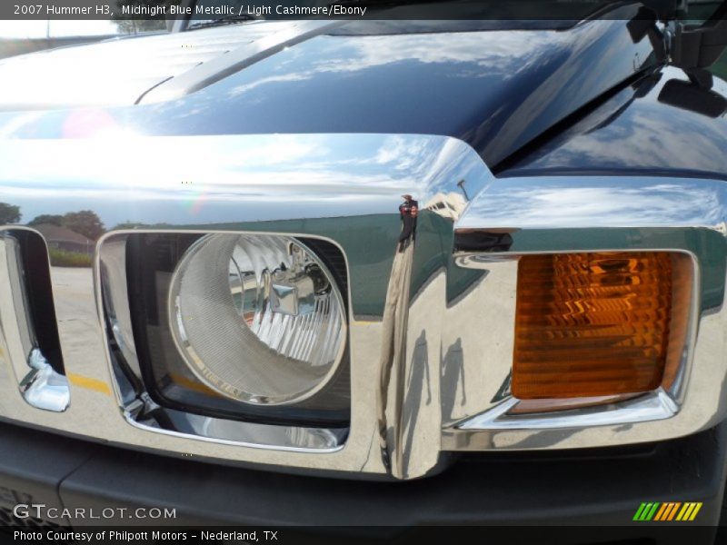 Midnight Blue Metallic / Light Cashmere/Ebony 2007 Hummer H3