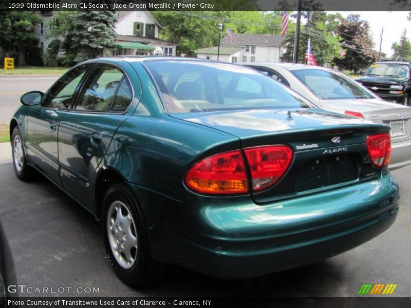 Jade Green Metallic / Pewter Gray 1999 Oldsmobile Alero GL Sedan