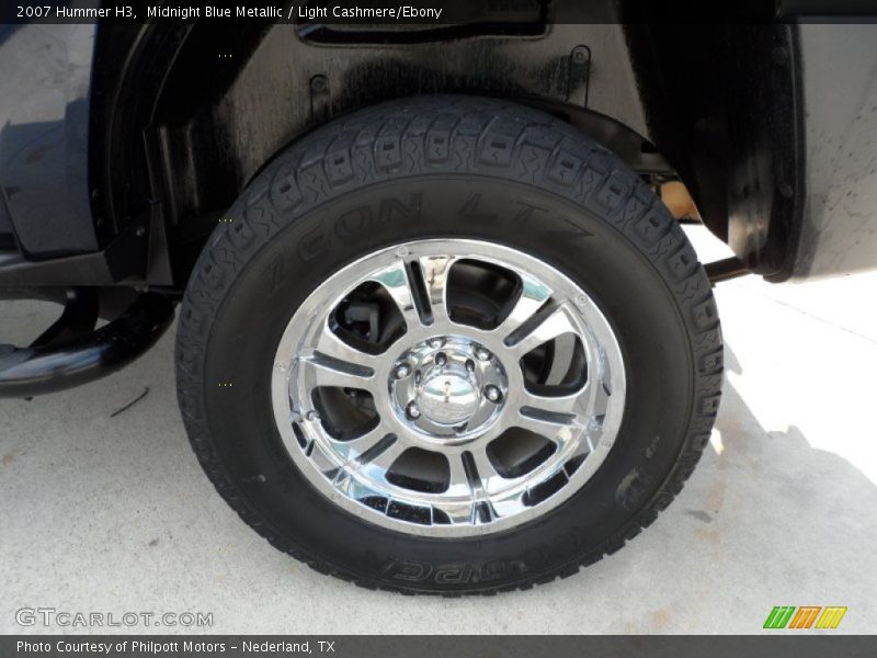 Midnight Blue Metallic / Light Cashmere/Ebony 2007 Hummer H3