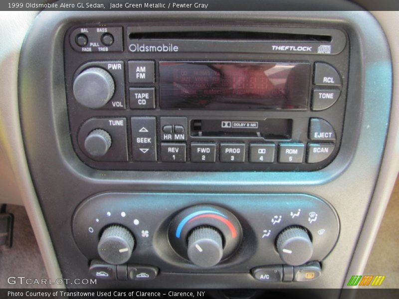 Controls of 1999 Alero GL Sedan