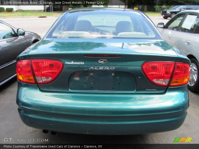 Jade Green Metallic / Pewter Gray 1999 Oldsmobile Alero GL Sedan