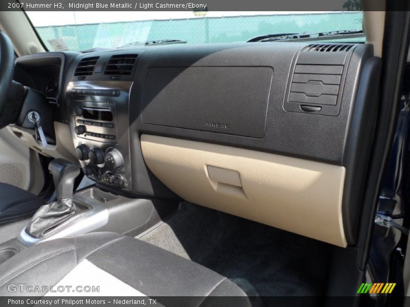 Midnight Blue Metallic / Light Cashmere/Ebony 2007 Hummer H3