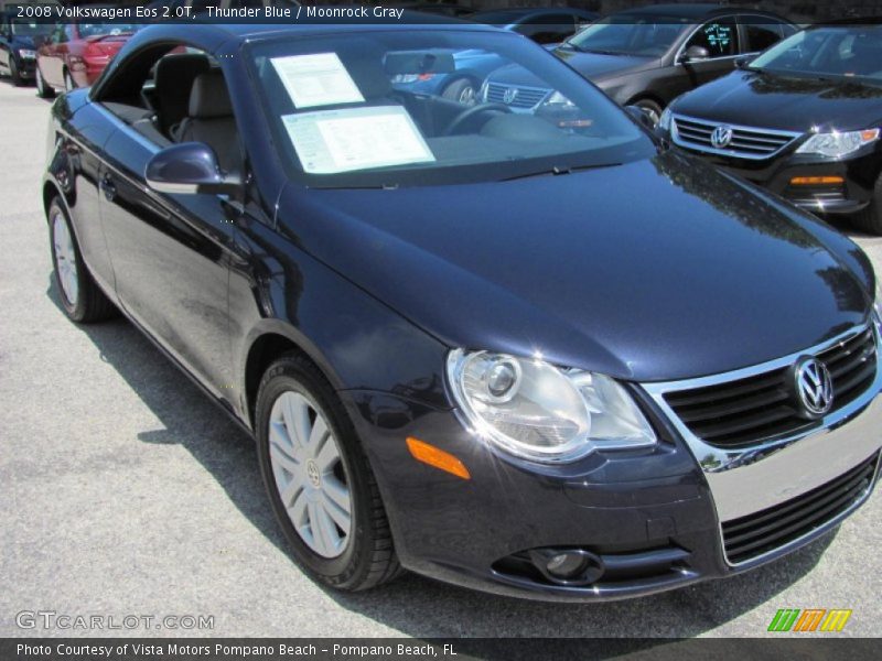 Thunder Blue / Moonrock Gray 2008 Volkswagen Eos 2.0T