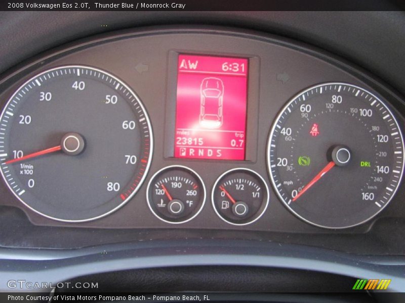 Thunder Blue / Moonrock Gray 2008 Volkswagen Eos 2.0T