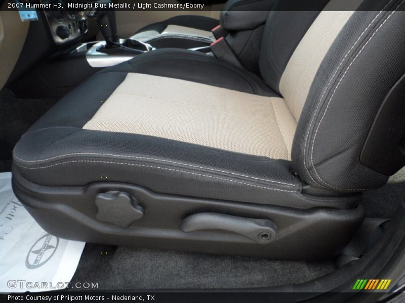 Midnight Blue Metallic / Light Cashmere/Ebony 2007 Hummer H3