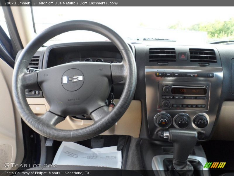 Midnight Blue Metallic / Light Cashmere/Ebony 2007 Hummer H3