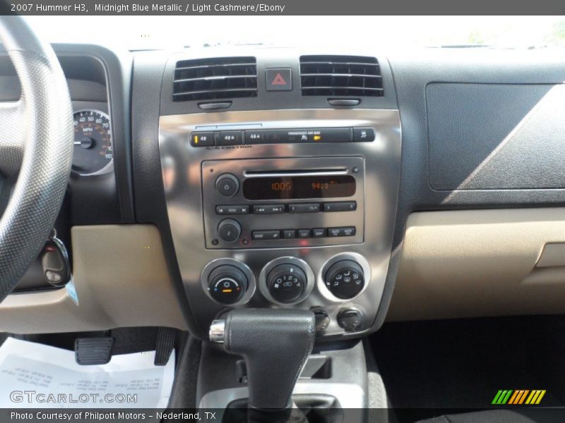 Midnight Blue Metallic / Light Cashmere/Ebony 2007 Hummer H3