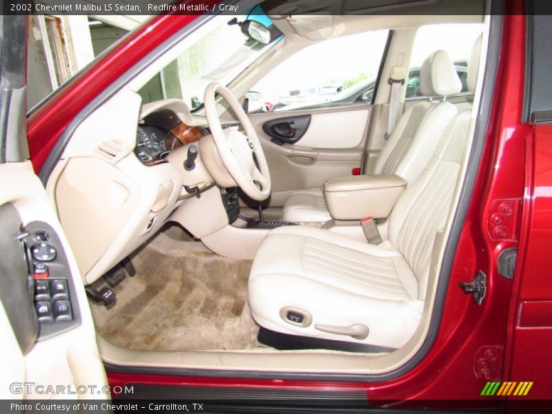 Redfire Metallic / Gray 2002 Chevrolet Malibu LS Sedan