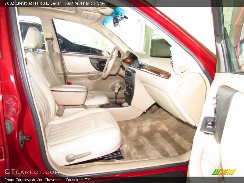 Redfire Metallic / Gray 2002 Chevrolet Malibu LS Sedan