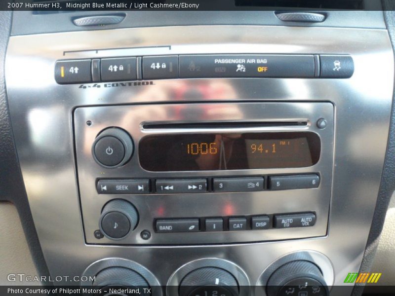 Midnight Blue Metallic / Light Cashmere/Ebony 2007 Hummer H3