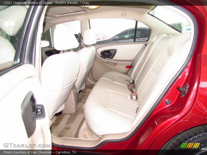 Redfire Metallic / Gray 2002 Chevrolet Malibu LS Sedan