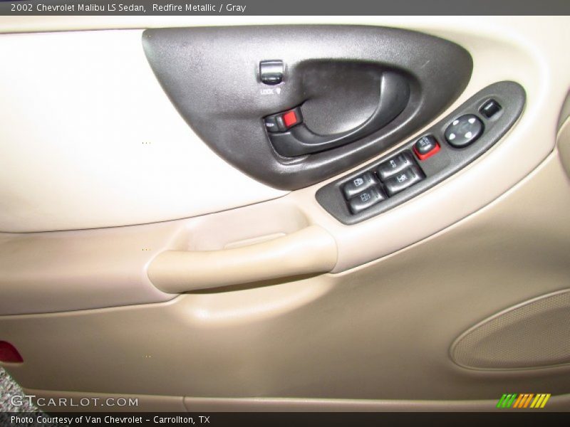 Redfire Metallic / Gray 2002 Chevrolet Malibu LS Sedan
